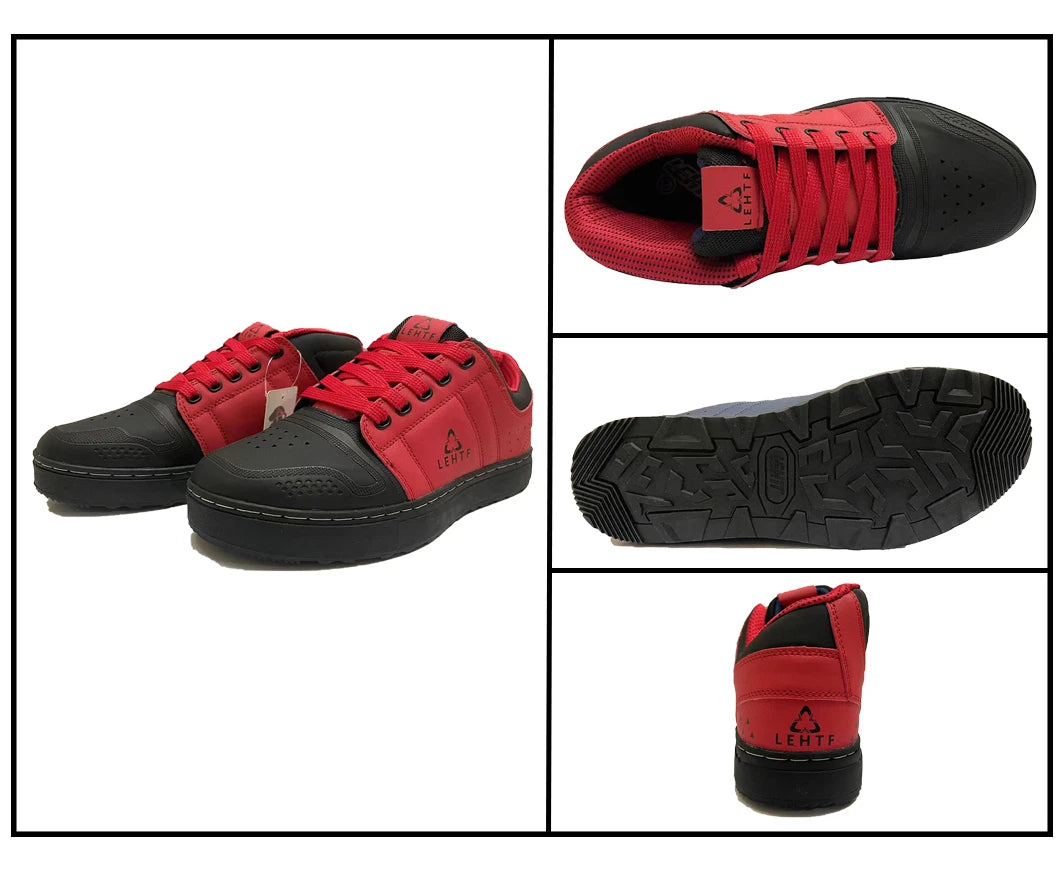 Lockless Cycling Shoes Men Women Outdoor Hiking Cycling Training Sports Non-slip Breathable Mesh Lace-Up Cycling Footwear