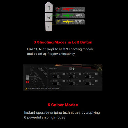 A4TECH Bloody A91 gamingmus, 4000 DPI, drag click, 1000HZ, 6666FPS, 8 knappar, Metal X' Glide Armor Boot, över 20 miljoner klick