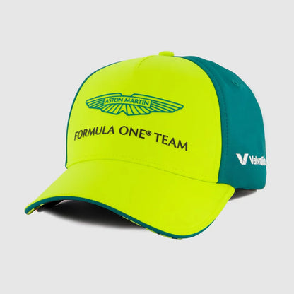 Aston Martin F1 Team Fernando Alonso Baseballkappe Herren Trainingskappe mit Schirm Outdoor-Sport Sonnenschutz Sonnenhut Damen-Freizeitkappe