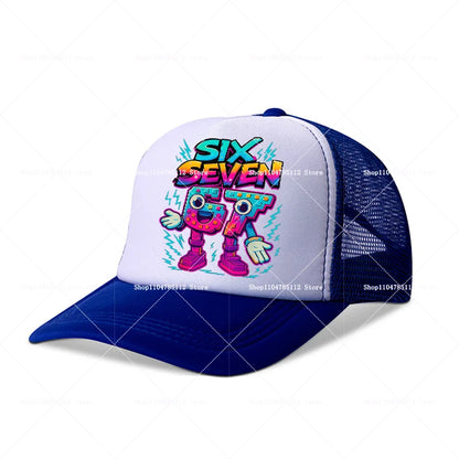 Steal A Brainrot Baseball Cap 67 Six Seven Cartoon Anime A-Z Letter Hat Boys Girls Adjustable Sport Fashion Adult Headwear Gift