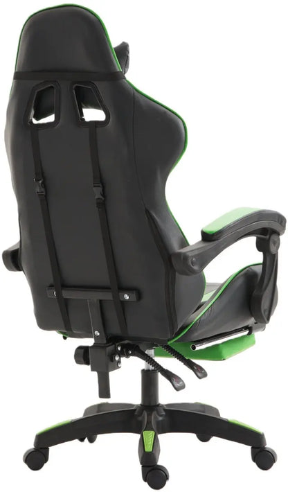 Cadeira gaming Poltrona gaming Cadeira de escritório ajustável em altura com função reclinável ajustável, orelhas de gato e almofadas