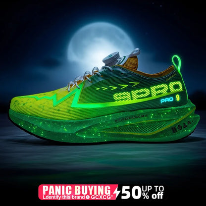 Scarpe da corsa da maratona da uomo con soletta in carbonio, sportive specializzate, traspiranti e leggere; scarpe da ginnastica da donna comode, sportive e antiscivolo