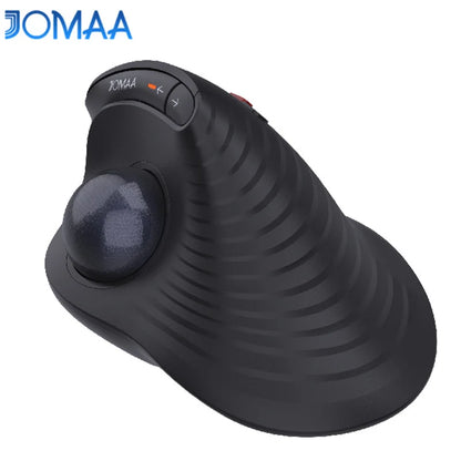 JOMAA Speed Roller trackball-mus trådlös tumstyrd mus tysta klick uppladdningsbar ergonomisk trackball-mus