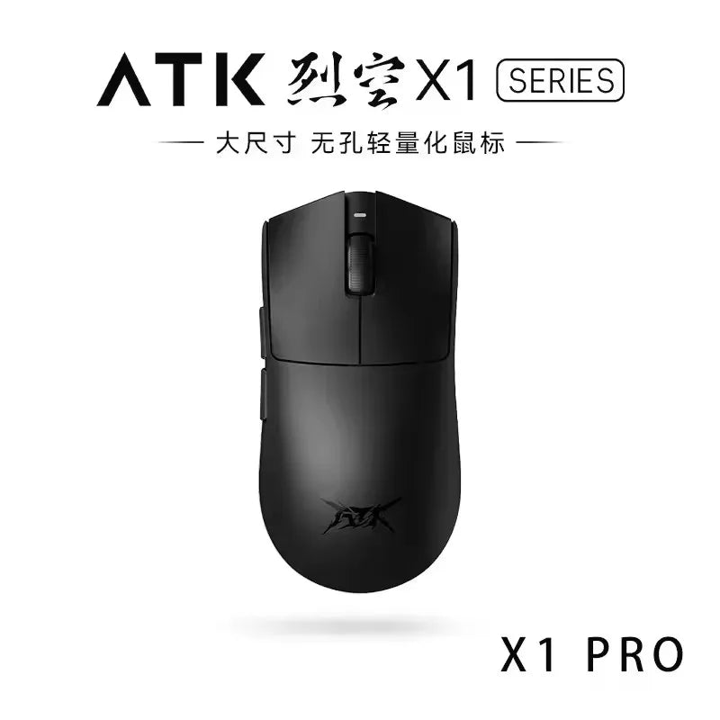 ATK X1 Series Wireless Gaming Mouse Bluetooth 8K Ultra Lightweight 49g FPS Mouse with PAW3950 Sensor, Tri-Mode Custom Gamer Mouse