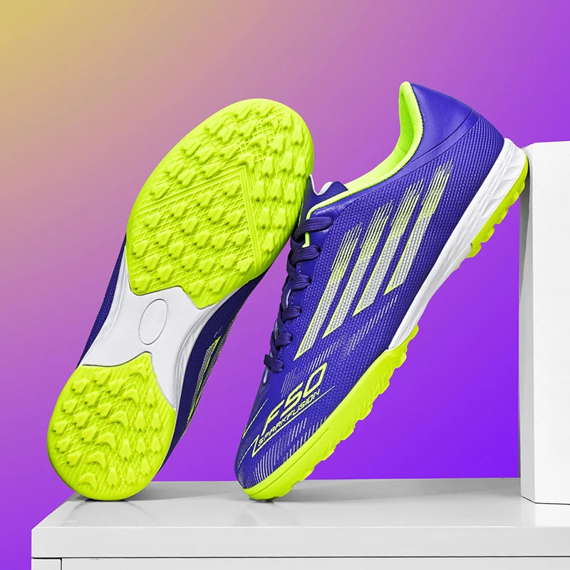 New Men Professional Football Boots Boys Soccer Shoes Sports Shoes TF/FG Match Sneakers Ankle Non-Slip Comfortable Unisex