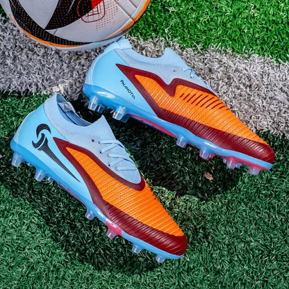 Chaussures de Football pour hommes, crampons de société, bottes professionnelles de terrain de Football en plein air, chaussures d'entraînement sur gazon, baskets à pointes longues