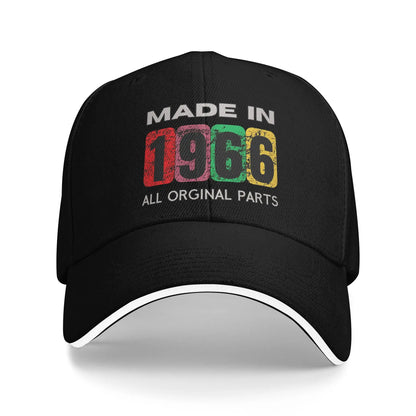 Uomo Donna Nati in epoca vintage 60 anni divertente 60° compleanno Cappello Cappellino da baseball Cappello da sole Copricapo da viaggio