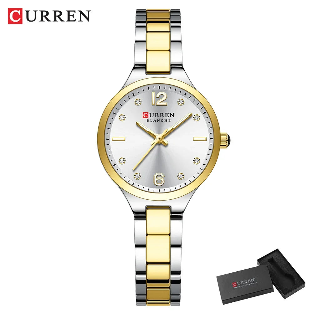 CURREN Luxury Women Bracelet Quartz Watches For Women Magnetic Watch Ladies Sports Dress Wrist Watch Clock Relogio Feminino