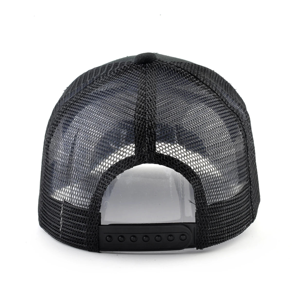 Gorras de camionero de moda con parche bordado de cabra. Gorra de béisbol Snapback «Four Seasons» para hombre y mujer, con visera ajustable.
