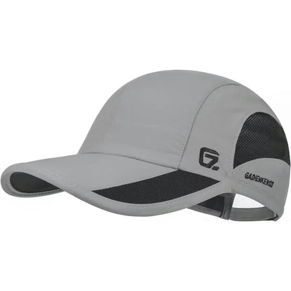 GADIEMKENSD Estate Uomo Sport Corsa Cappellino da baseball Uomo Golf Asciugatura rapida Donna Cappellino a rete con visiera e chiusura a scatto