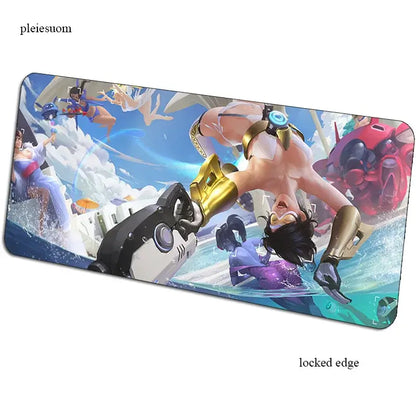 Tapete de rato gaming Overwatch com impressão HD, 900x400x3mm, para PC e secretária, tapete gamer para computador portátil e desktop