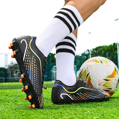 Chaussures de football pour enfants et jeunes, crampons antidérapants, respirants et légers, baskets d'entraînement pour garçons, enfants, matchs de football