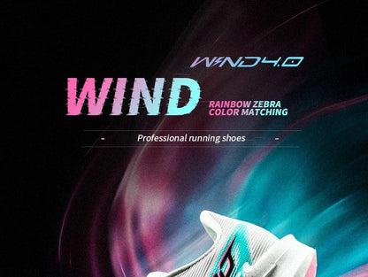 QIAODAN Man Trail Running Shoes 2026 WIND 4 Jogging Sport Shoes GYM Mesh Breathable Athletic Running Sneakers QDB023262298