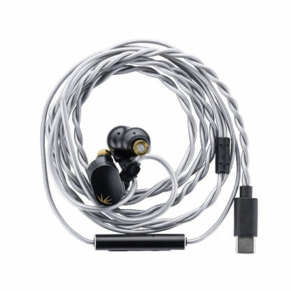 MOONDROP Chu II DSP Type-C Wired Earphones with Microphone, 10mm Dynamic Driver HiFi In-Ear Monitors, High-Performance IEM Earbuds