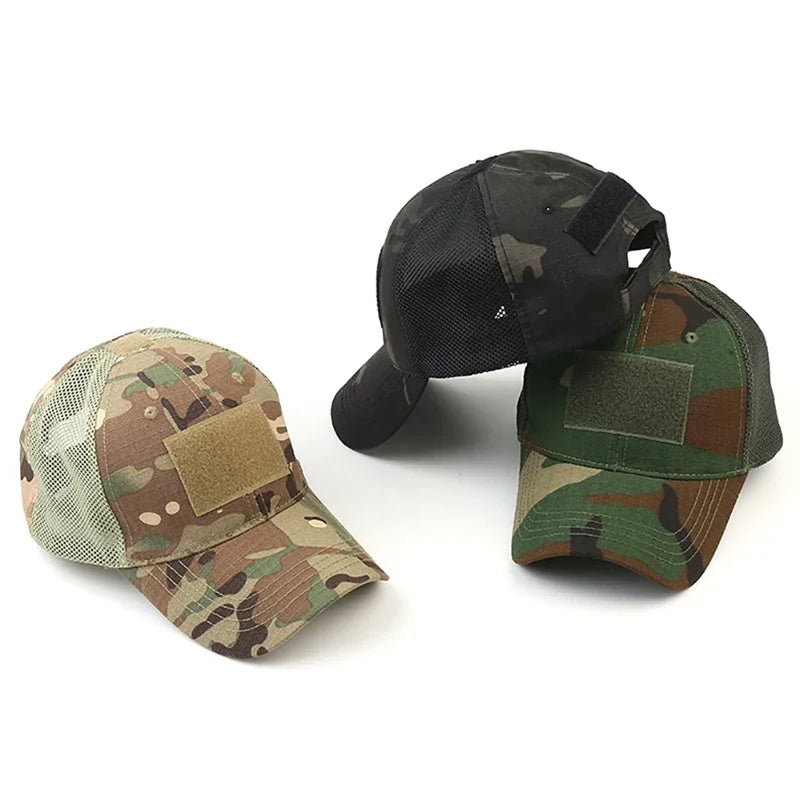 Cappellino unisex sportivo da esterno con protezione solare ad asciugatura rapida - Cappellino casual da uomo - Cappellino unisex da donna - Cappellino mimetico da caccia e pesca - Cappellino da baseball in stile militare