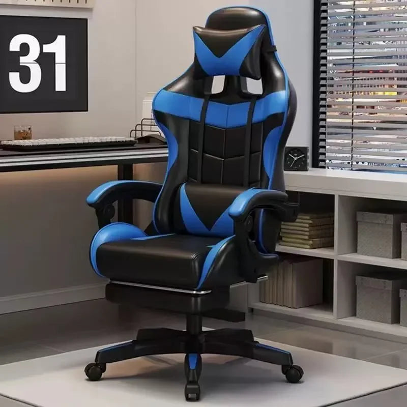 Chaise de jeu ergonomique pour ordinateur à domicile, chaise rotative pour diffusion en direct de célébrités d'Internet, chaise inclinable pour sédentarité à domicile