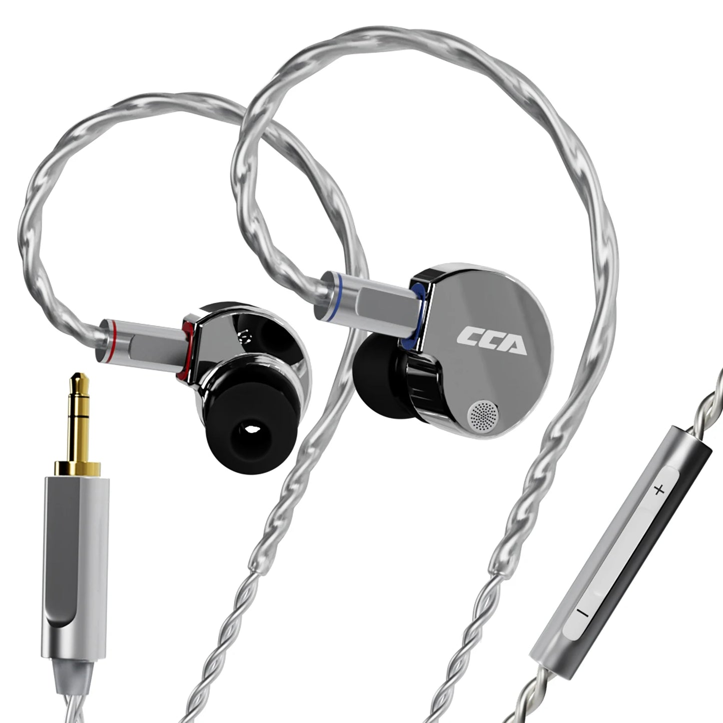 CCA Phoenix Wired Earphones Dynamic Drive LCP Diaphragm Music Headphone With Detachable Cable Noise Reduction Gaming Earphones
