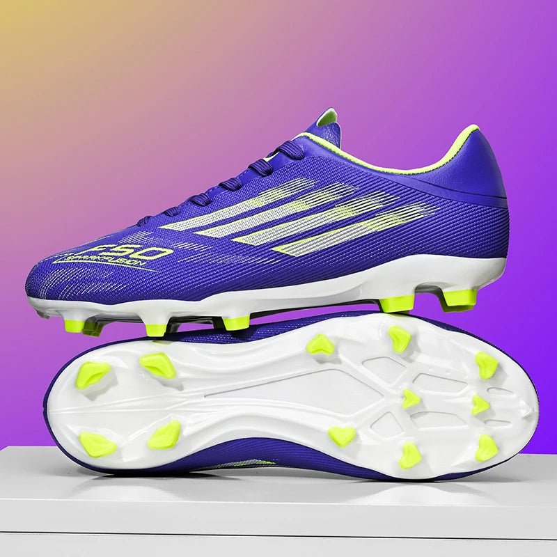 New Men Professional Football Boots Boys Soccer Shoes Sports Shoes TF/FG Match Sneakers Ankle Non-Slip Comfortable Unisex