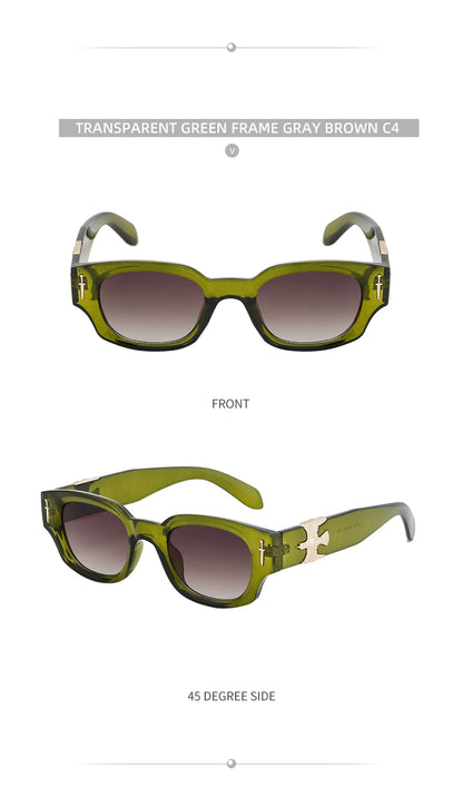 Punk Soaring Eagle Sunglasses Men 2026 Luxury Brand Designer Fashion Rectangle Sun Glasses For Women Steampunk Shades Eyewear