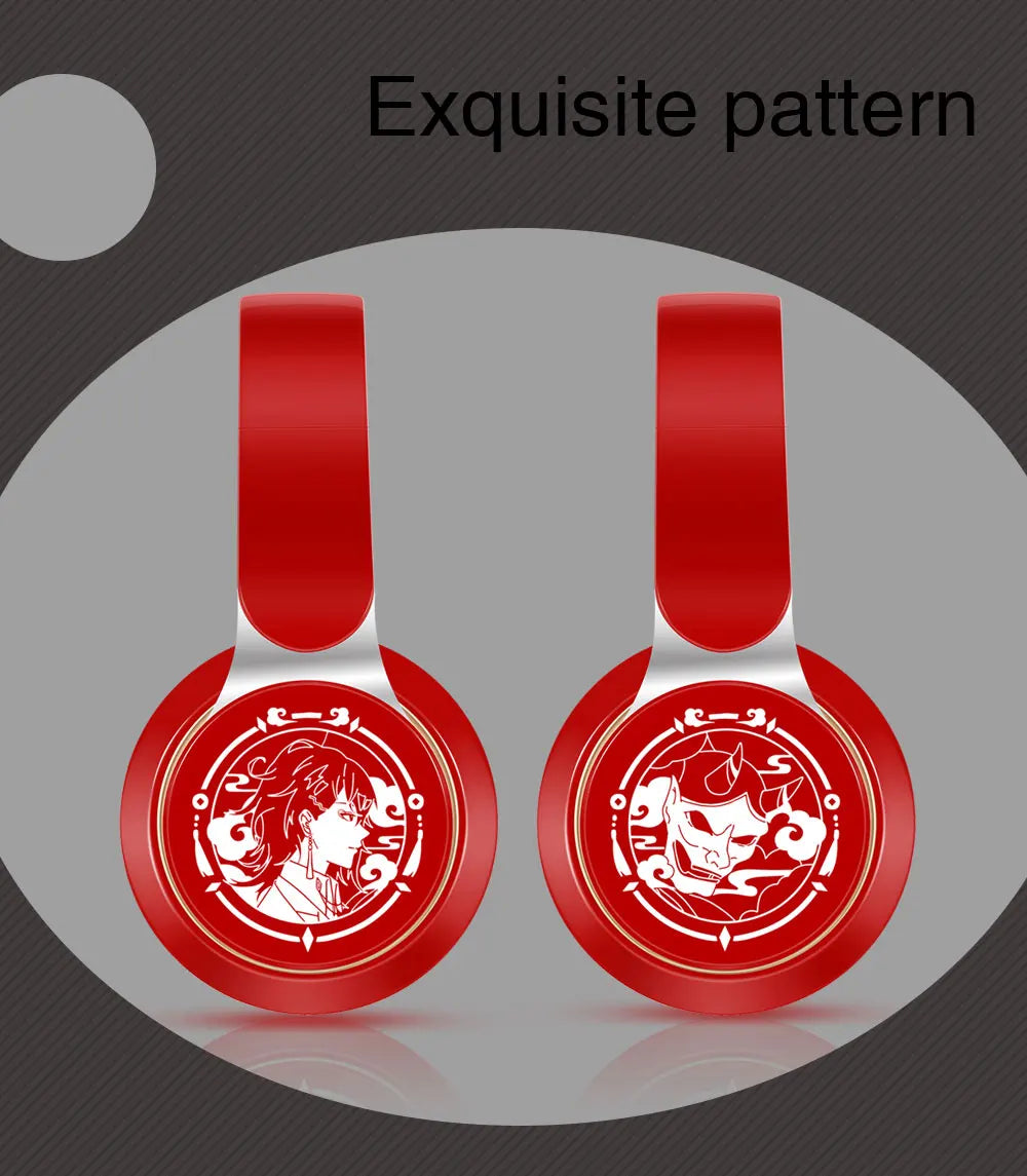 Bluetooth 5.3 Wireless Headphones with Microphone, Stereo Foldable Headset, MP3 FM Radio, Kids Gaming Earphones, Student Gift Headphones