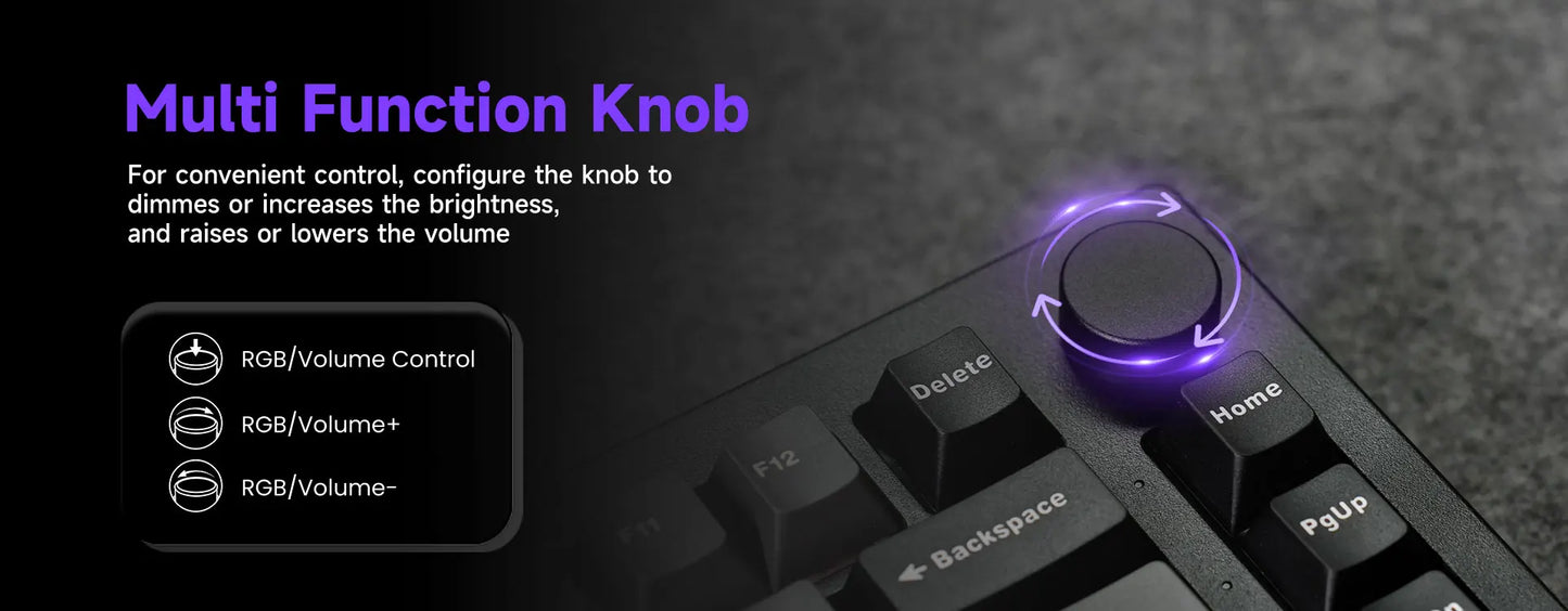 Akko 5075 V3 75% Mechanical Keyboard 8000/10000mAh 2.4GHz Wireless/ Wired Type-C/BT 5.0 Hot Swap RGB Gasket for Gaming Typing