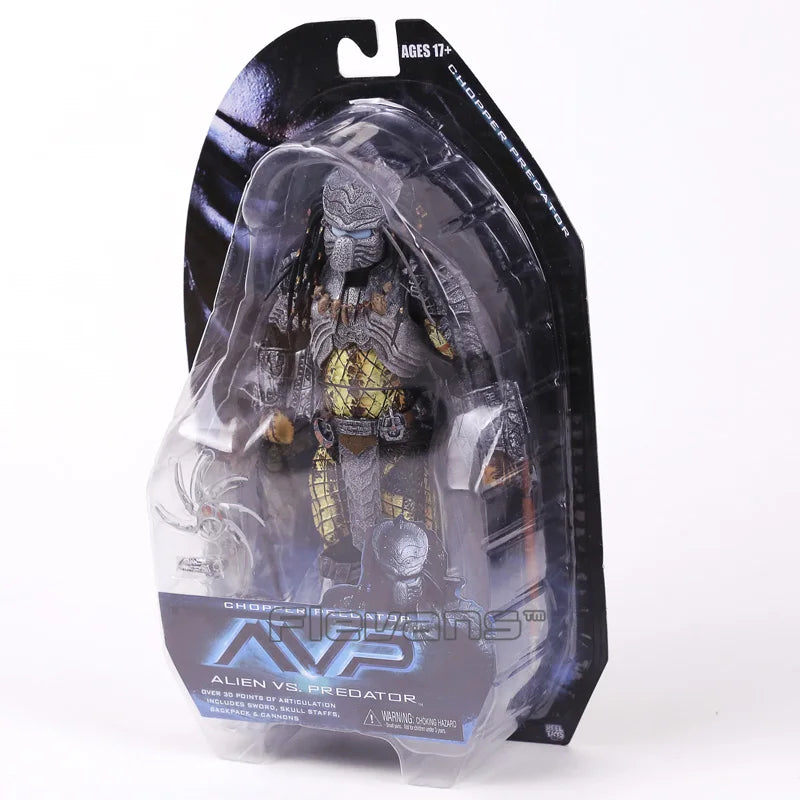 NECA AVP Alien vs. Predator Chopper Celtic Scar Predator 7" Action Figure Joint Movable Model Toy