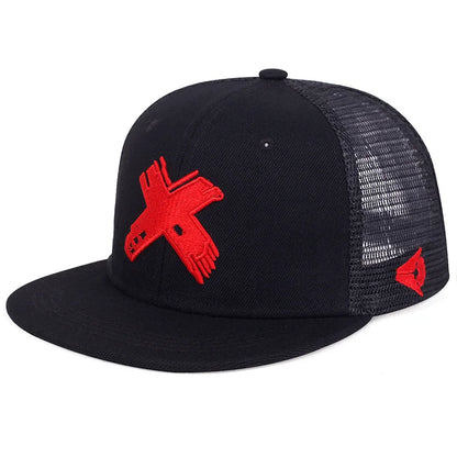 New Adult Snapback Caps Male Hip Hop Baseball Cap 3D Embroidery Flat Peak Caps Men Women Fitted Band Rock Hiphop Hat Female Bone
