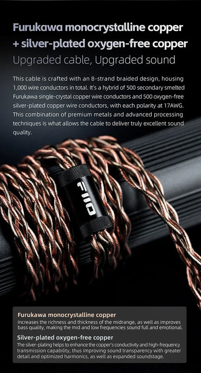 FiiO FT13 Audiophile Closed-Back HiFi Wired Headphones – Hi-Res Audio Premium Studio-Grade Over-Ear Headset
