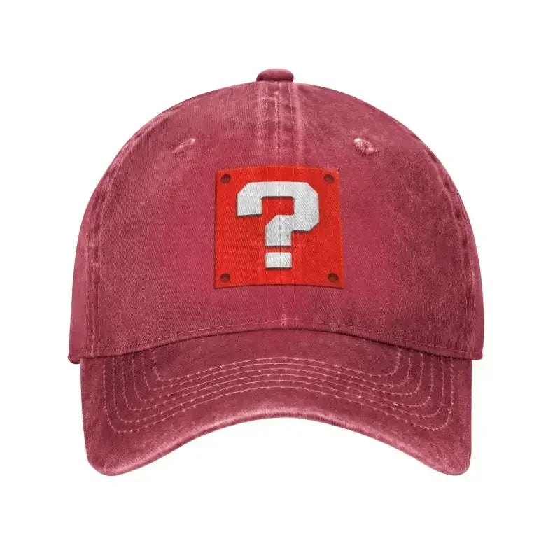 Módní kreslená hra s otázkami – kšiltovka s blokem, baseballová čepice, dámská, pánská, nastavitelná, unisex, bavlněná, „Dad Hat“, sportovní kšiltovky typu snapback