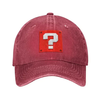 Módní kreslená hra s otázkami – kšiltovka s blokem, baseballová čepice, dámská, pánská, nastavitelná, unisex, bavlněná, „Dad Hat“, sportovní kšiltovky typu snapback