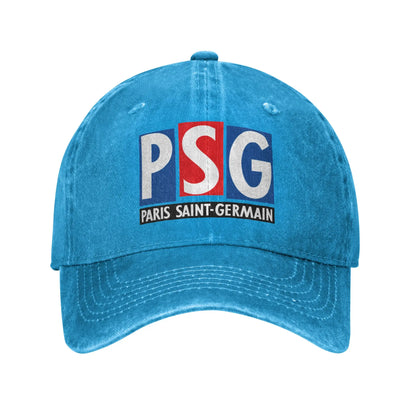 PSG-logo, afslappet baseballkasket til par, kvinder, sommer, jagt, camping, hiphop-hatte, mode, åndbare baseballkasketter