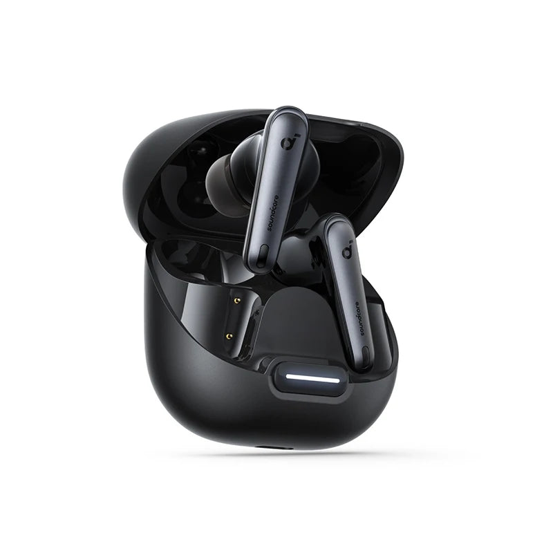 Soundcore by Anker Liberty 4 NC Wireless Bluetooth 5.3 Earbuds – Adaptive Noise Cancelling 98.5%, Deep Bass In-Ear Headphones with Microphone, ANC Bluetooth 5.3 Earbuds