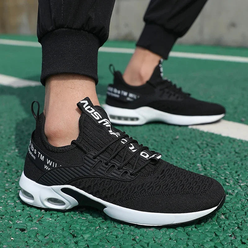 Summer Men's Mesh Casual Sports Shoes Spring and Summer Tennis Lightweight Walking Black Sneakers 2025 Hot Selling Item