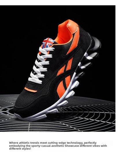 2026 new men's and women's running shoes breathable casual sneakers anti-slip vibration comfortable walking shoes 38-46