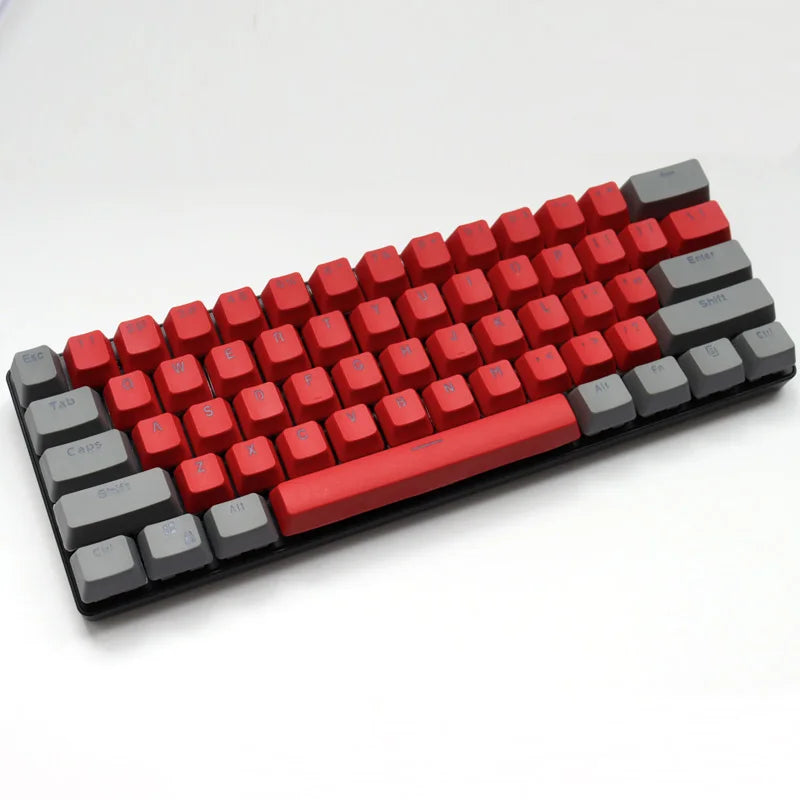 106 Keys Grey Red Keycaps PBT Specials Keycap Backlit Two-Color Key Caps For MX Switch 61/87104 Mechanical Keyboard
