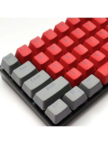 106 Keys Grey Red Keycaps PBT Specials Keycap Backlit Two-Color Key Caps For MX Switch 61/87104 Mechanical Keyboard
