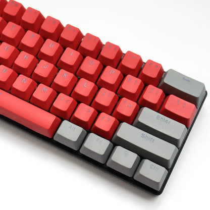 106 Keys Grey Red Keycaps PBT Specials Keycap Backlit Two-Color Key Caps For MX Switch 61/87104 Mechanical Keyboard