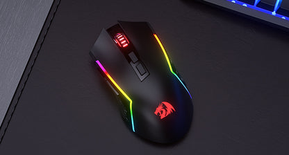 Redragon M693 Wireless Gaming Mouse 12800 DPI, 7 Programmable Buttons, 3-Mode Bluetooth & 2.4G Gaming Mouse