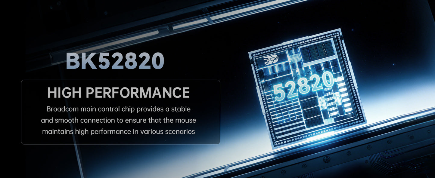 MAMBASNAKE M2 ultralätt trådlös gamingmus, PAW3395PRO-sensor 40000 DPI, 41g kolfiber, tre lägen